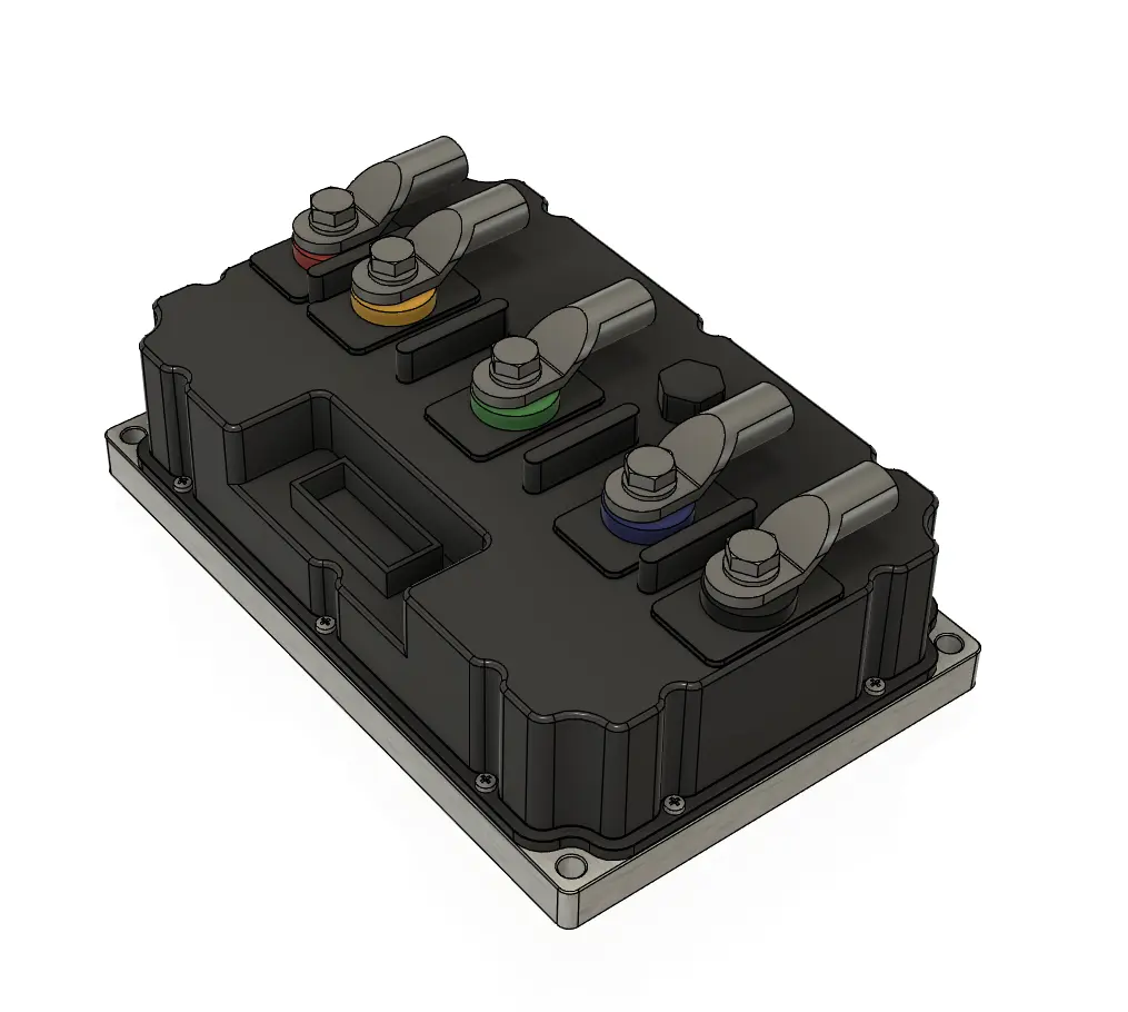 3D STEP file Fardriver 1200A 1800A controller